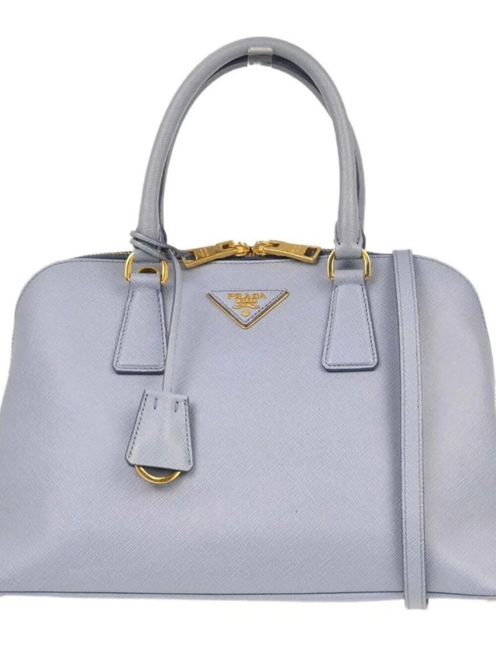 Prada Blue Leather Promenade
